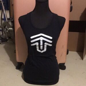 Brand New Next Level Apparel Black Tank Design Tribe Training Coach Tank